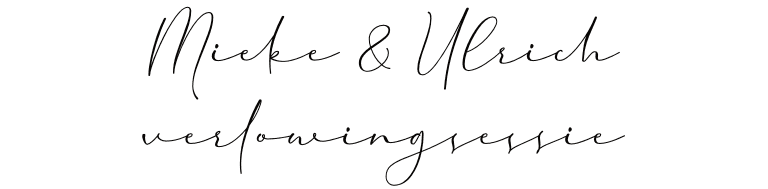 Mieke & Ulrich Verlowingsessie