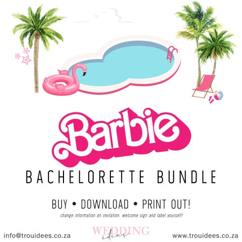 Barbie Bachelorette Stationery