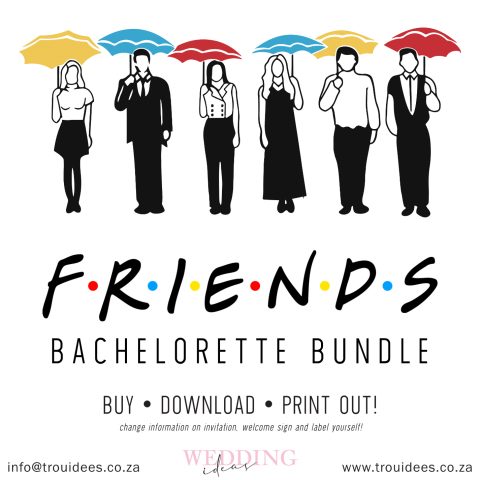 Friends Bachelorette Stationery